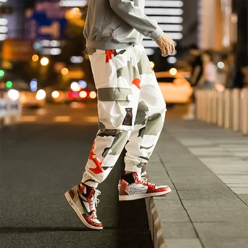 

2019 New Spring And Summer Cotton Chinese Style Men's Sports Camouflage Harlan Overalls Simple Casual Joggers Streetwear Best
