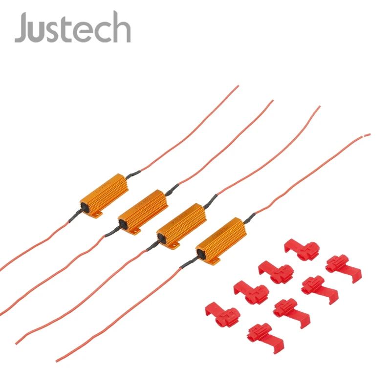 led Load Resistor 4 x 50W 6O LED Indicator Flash Rate Relay Load Resistor Bulbs Ballast