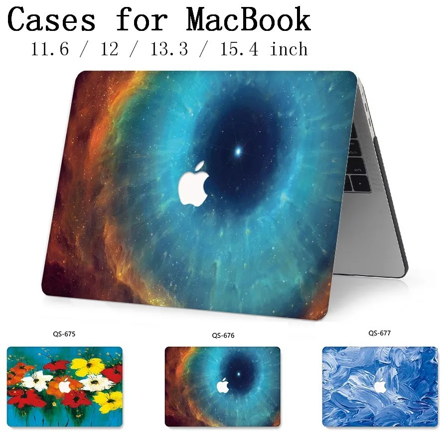 

2019 For Laptop Case Apple MacBook Air Pro Retina 13.3 15.4 Inch 11 12 13 15 With Screen Protector+Keyboard Cove Cheap Bag Funda