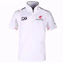 Daiwa солнцезащитный крем холодное чувствительное волокно быстросохнущая Рыбалка Солнцезащитная одежда короткий рукав походная рубашка
