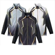 Летний Daiwa для рыбалки, с длинным рукавом Солнцезащитный крем рыболовный костюм Длинные рукава молнии воротник Пеший Туризм рубашка