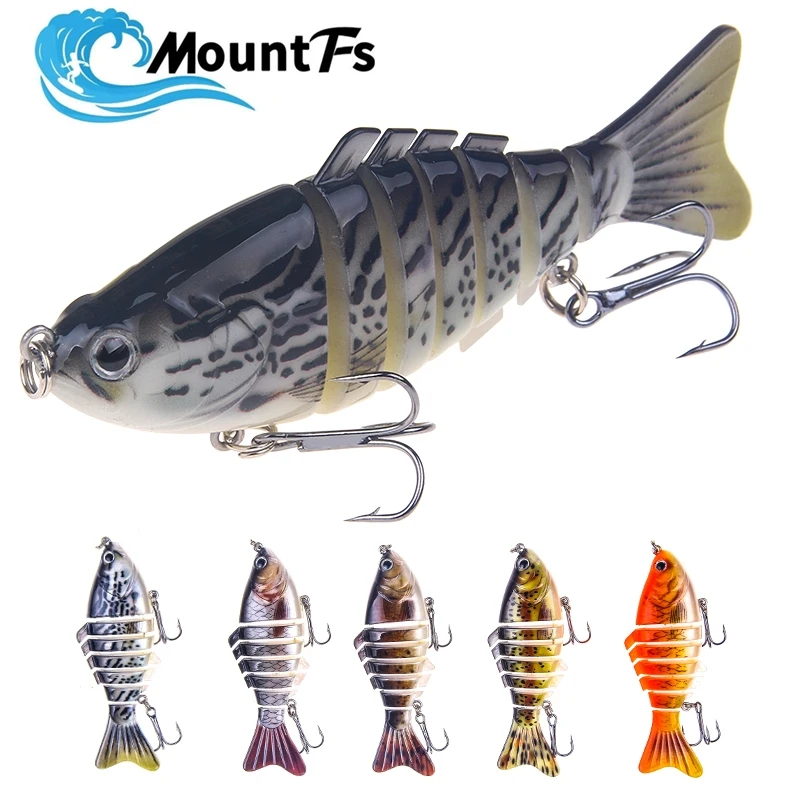 

Multi-section Fish Baits Fishing Wobblers 10cm 24g Lifelike Fishing Lure Artificial swim Bait Fishing Tackle