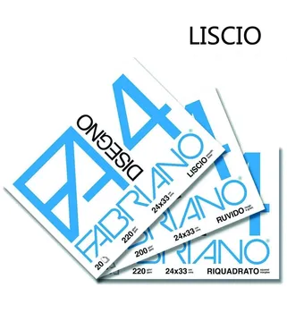 

White Drawing Sheets FABRIANO 24X33 Smooth 220 gr