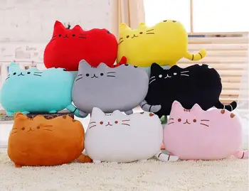 

Soft Cute Cat Throw Pillow Stuffed Plush Doll Toy Gift Back Cushion Sofa Car Home Decoration Throw Pillow Cushion Home 20