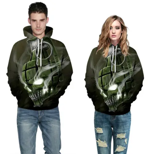 Мужские толстовки с принтом черепа s Pull Homme Capuche худи капюшоном осень весна Hombre