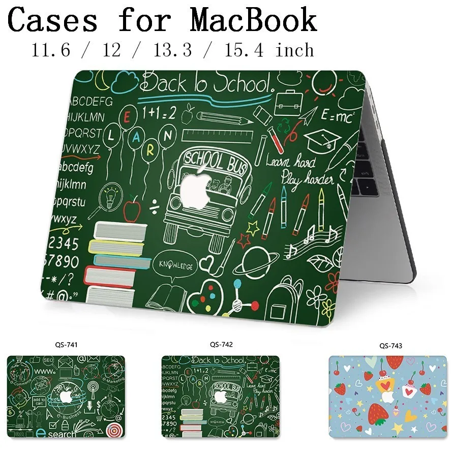 Новый чехол для ноутбука Apple MacBook Air Pro retina 11 12 13 15 3 4 дюймов с сенсорной панелью +