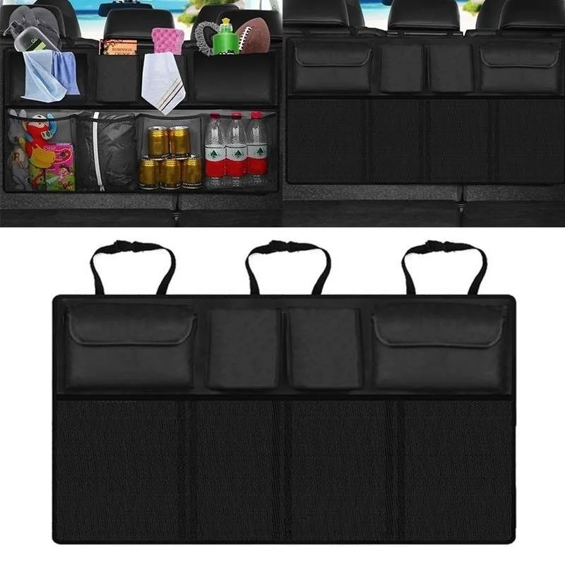 Multi-use Oxford Automobile Seat Back Organizers Universal Car Trunk Organizer Adjustable Backseat Storage Bag Net High Capacity |