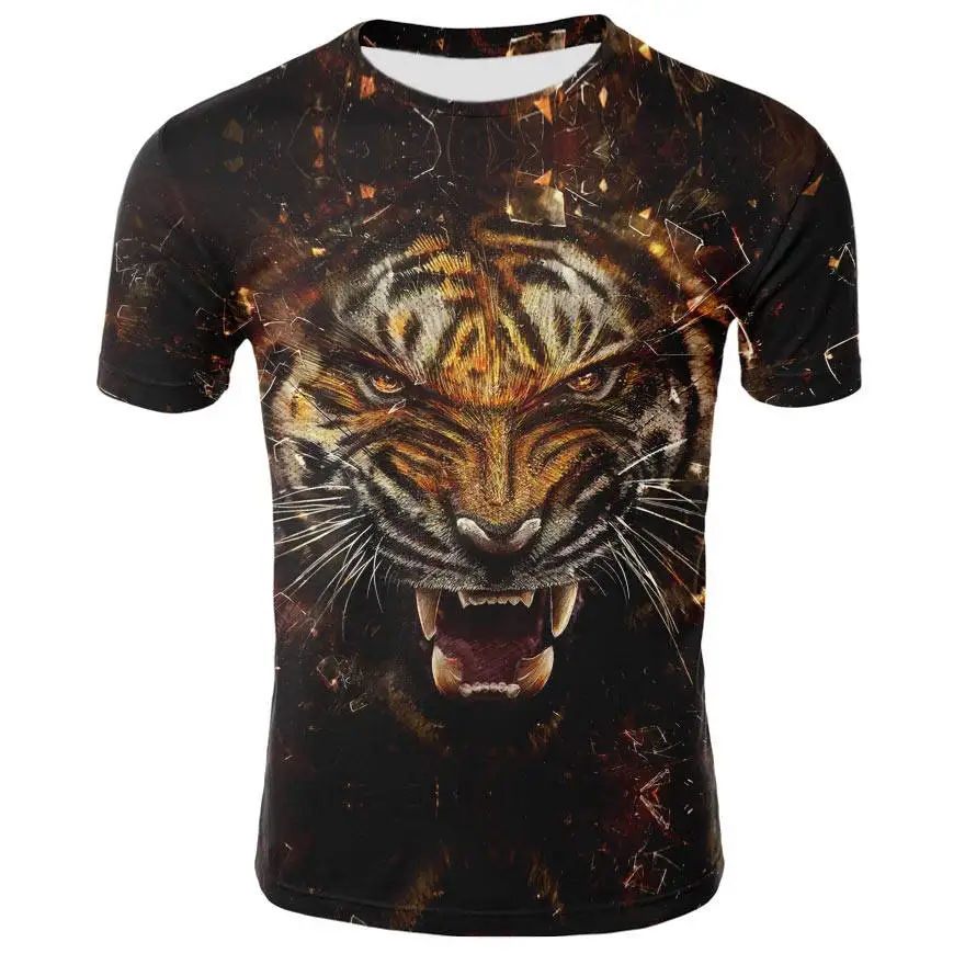 Tiger T shirt Animal 3d T-shirt Punk Print Shirts Gothic Plus Size Mens Clothing Funny Tshirt Men Short Sleeve Big Slim Tiger T shirt Animal 3d T-shirt Punk Print Shirts Gothic Plus Size Mens Clothing Funny Tshirt Men Short Sleeve Big Slim