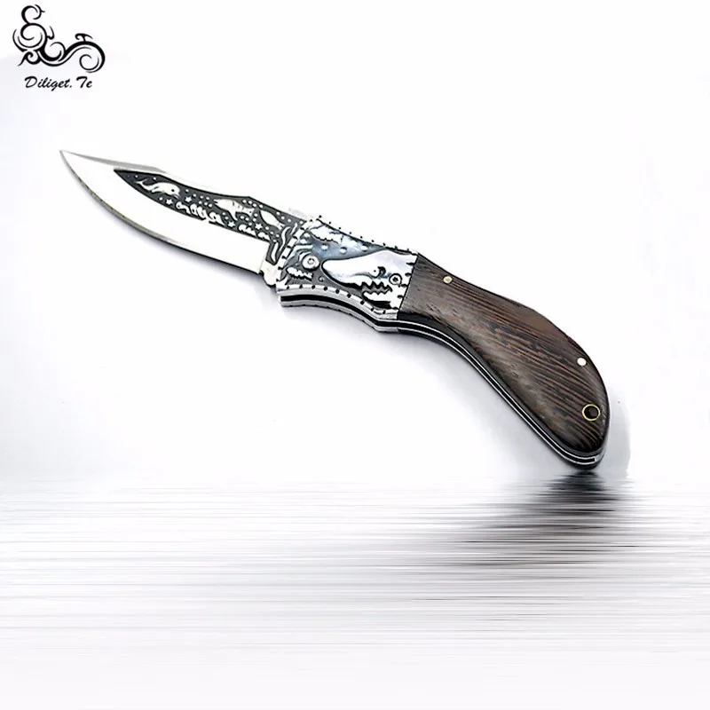 

Diliget.Te Shark Rescue Outdoor Folding Blade Knife Fruit Food Camping Tool Pocket Survival Knives Military Navaja Hunting Edc