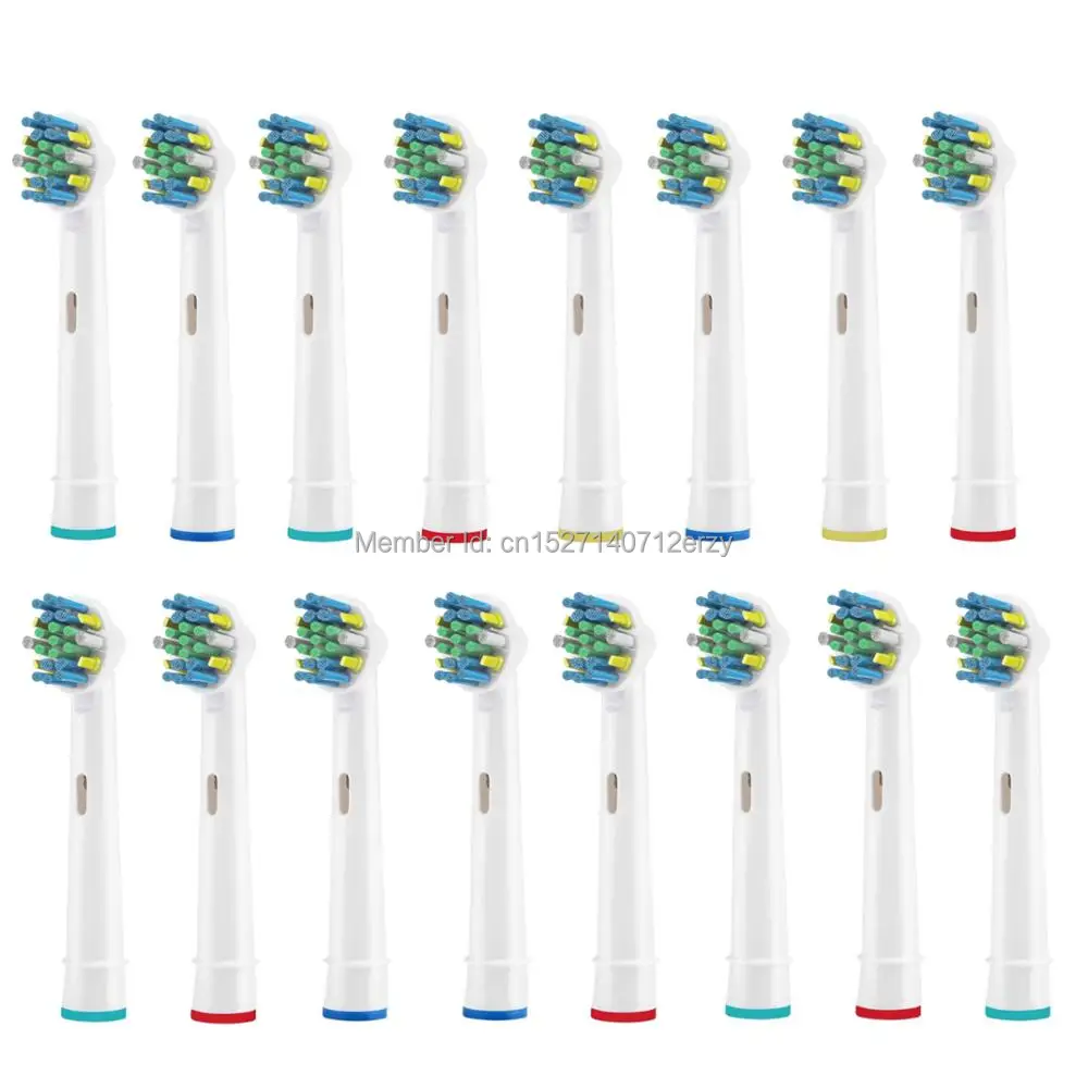 

16pcs Replacement Brush Heads For Oral-B Electric Toothbrush Advance Power/Pro Health/Triumph/3D Excel/Vitality Precision Clean