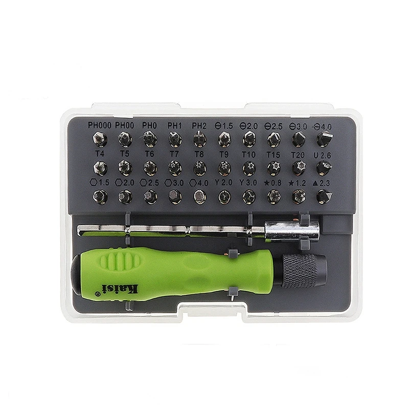 

Hot Kaisi 30 In 1 Precision Screwdriver Set Professional Screw Driver Bits Hand Tool Set For Iphone Mobile Phones Computer Rep