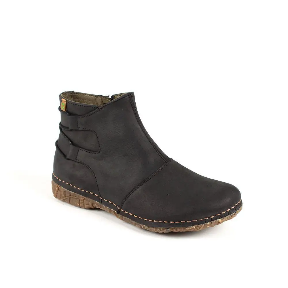 THE NATURALISTIC-WOMAN-SKIN-NATURALISTIC PLANES-BOOT booties LADIES WINDBREAKER BLACK- |