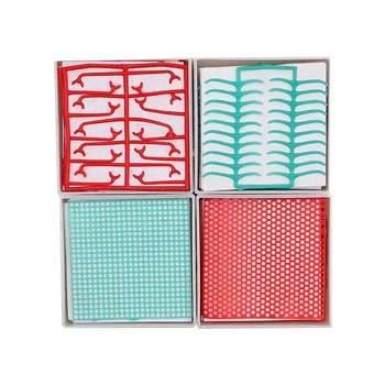 

1box Dental Wax Net Dental Lab Material Net Shape Wax Grid Acrylic Metal Casting Design Clasp Honeycomb Round Hole T Clasp Shape