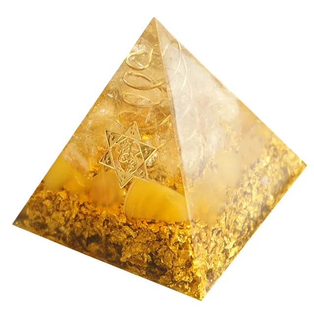 Pyramide Porte-Bonheur Citrine