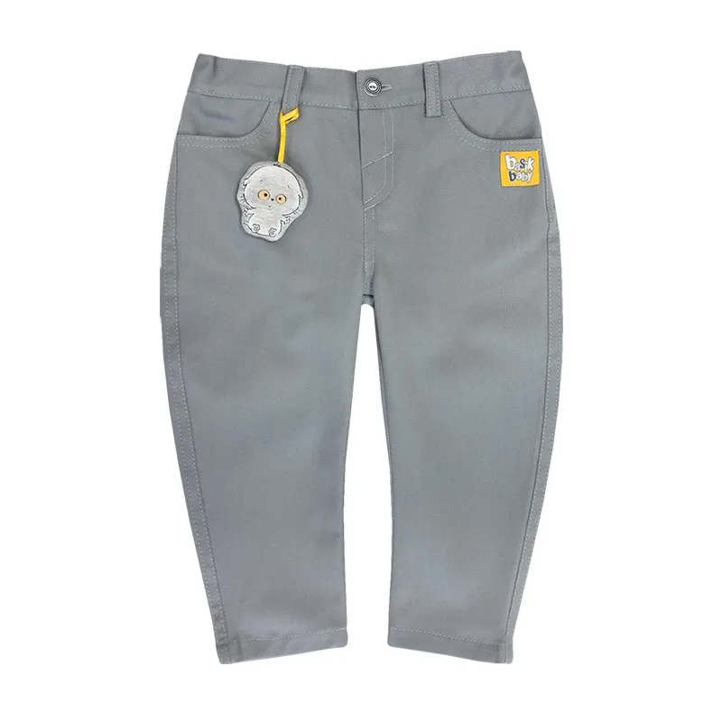 Basik Kids denim pants "Bananas" light gray kids clothes children
