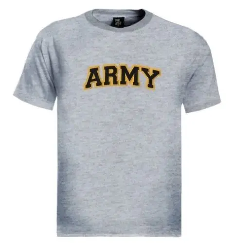 

ARMY Logo Embroidered patch T-Shirt USA Military Special Forces Training New Arrival Tees,Summer Men'S fashion Tee