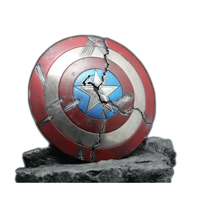

Marvel Legends 1/6 alloy Captain America Shield for Infinity War damage avengers action figures Movie Model Figma toys for child