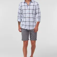 Антрацитовые мужские шорты-Чино Smart-casual