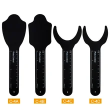 4pcs Dental Photo Contrast Background Dental Teeth Whitening Instrument Orthodontic Black Board Oral Cheek Tools one piece 6 dental contraster oral black background board photography six types for choose