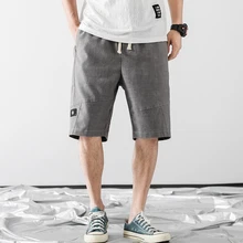 Весна и лето список китайский стиль повседневное дикий высокое качество мужской молодежи удобные спортивные однотонные шорты
