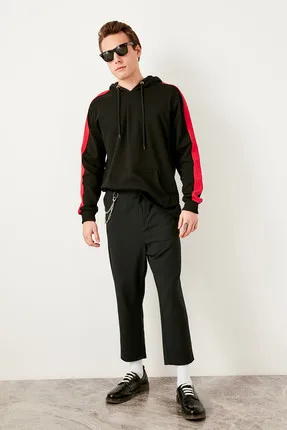 

Arm Band Black Men Hoodies TMNAW19PO0079