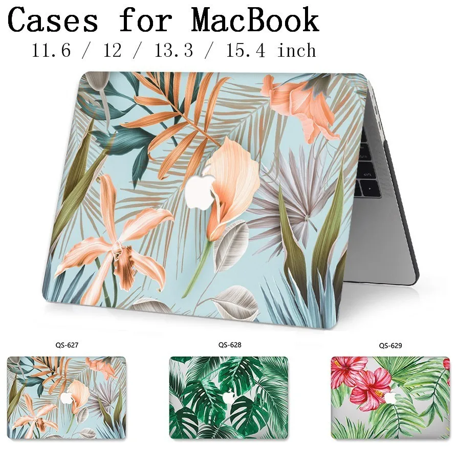 

New Laptop Case Tas Cheap For Apple MacBook Air Pro Retina 13.3 15.4 Inch 11 12 13 15 With Screen Protector+Keyboard Cove Funda