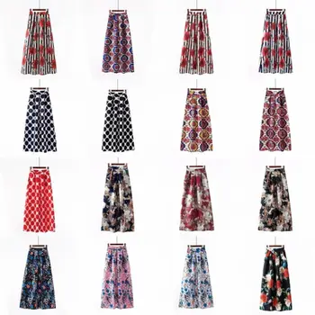 

2019 spring and autumn new half length skirt women's fashionable retro polka dot dress in Europe and America