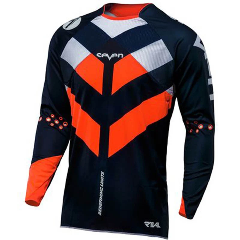 

2018 Hot Canadian seven AM DH take custom motocross long sleeve cycling jerseys downhill Cycling Wear Shirts maillot ciclismo