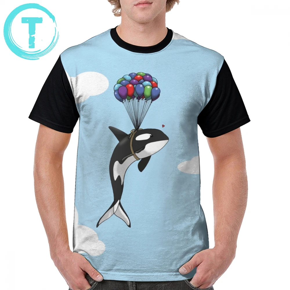 

Orca T Shirt Big Orca - Bigger Dreams T-Shirt 100 Polyester Oversized Graphic Tee Shirt Male Print Short Sleeve Cute Fashion Tshirt