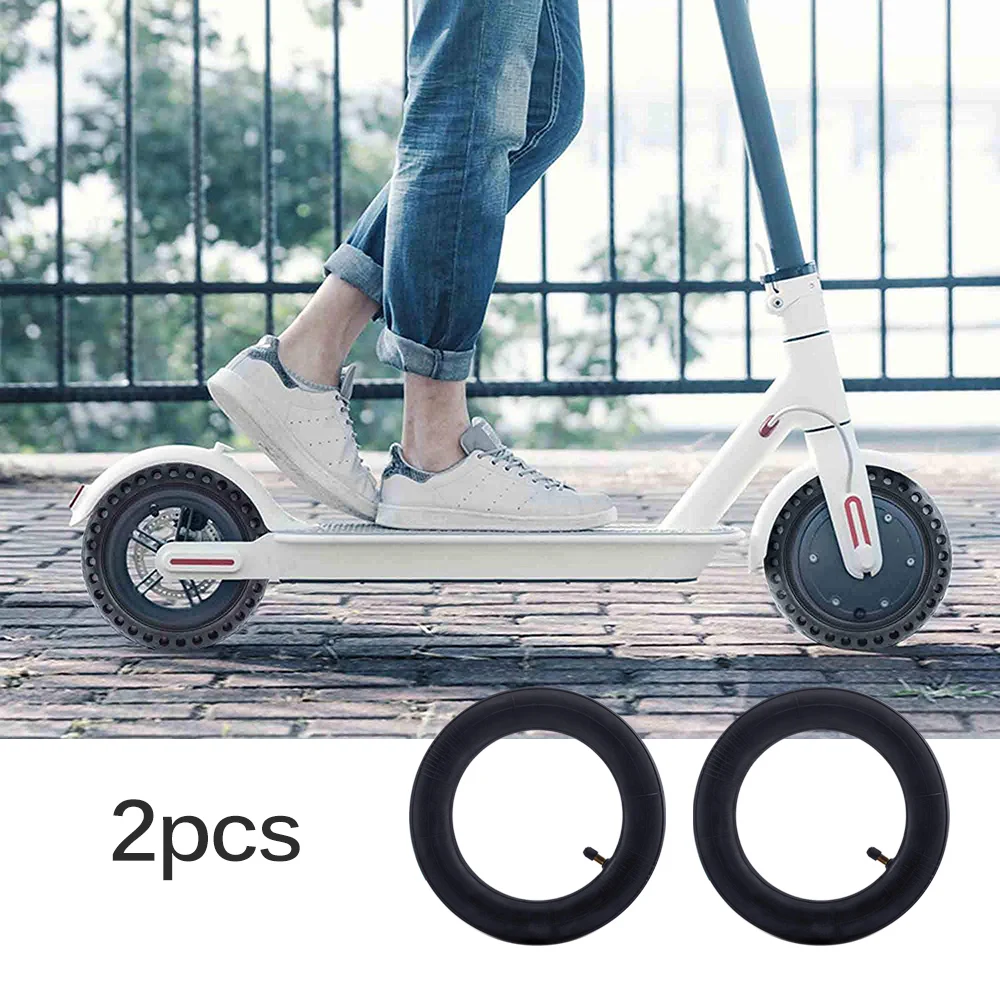 

2 Pcs Electric Scooter Tire High Performance Anti Puncture Wheel Tire Front / Rear for Xiaomi Electric Scooter Tire Replacement