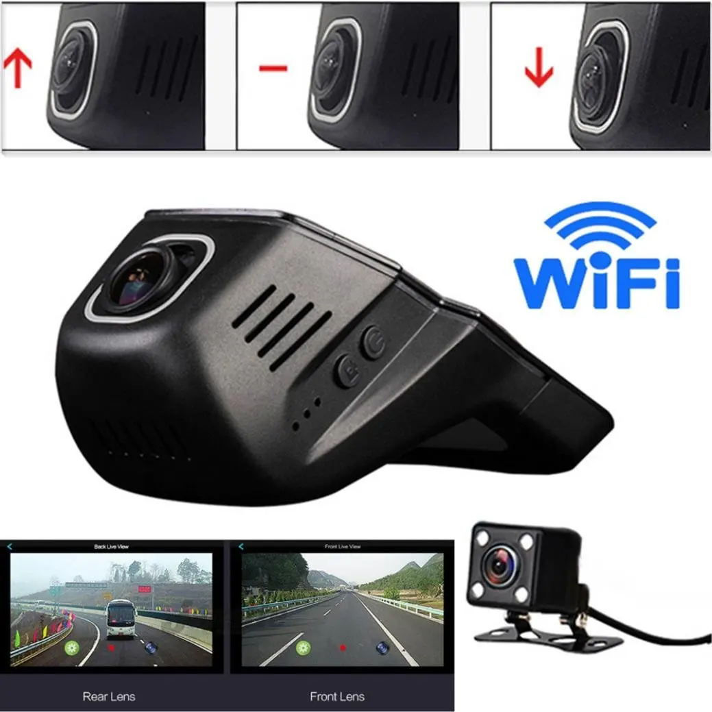 Мини Автомобильный dvr Wi Fi камера видео Registrater регистраторы Новатэк 96655 мониторы