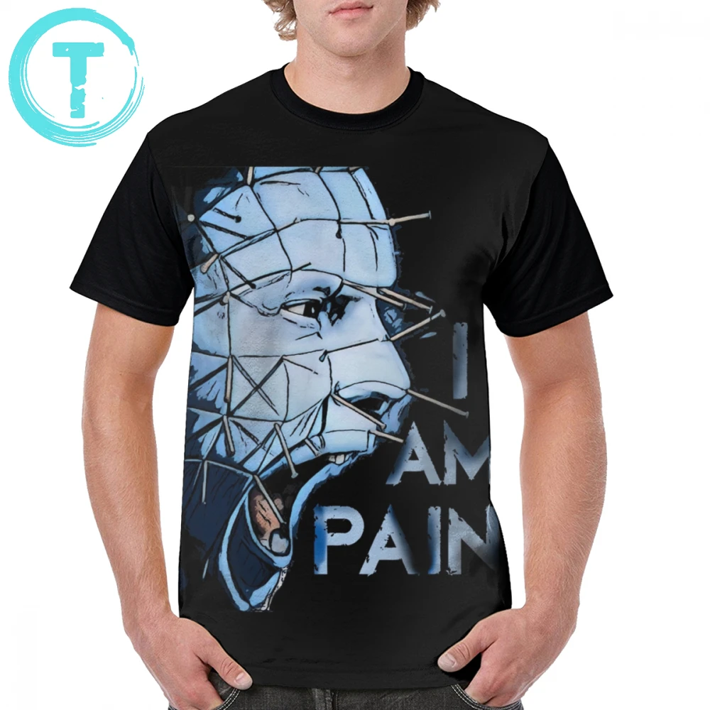 

Pinhead T Shirt Hellraiser T-Shirt Short Sleeve Summer Graphic Tee Shirt 100 Percent Polyester Men Fun Printed Oversize Tshirt