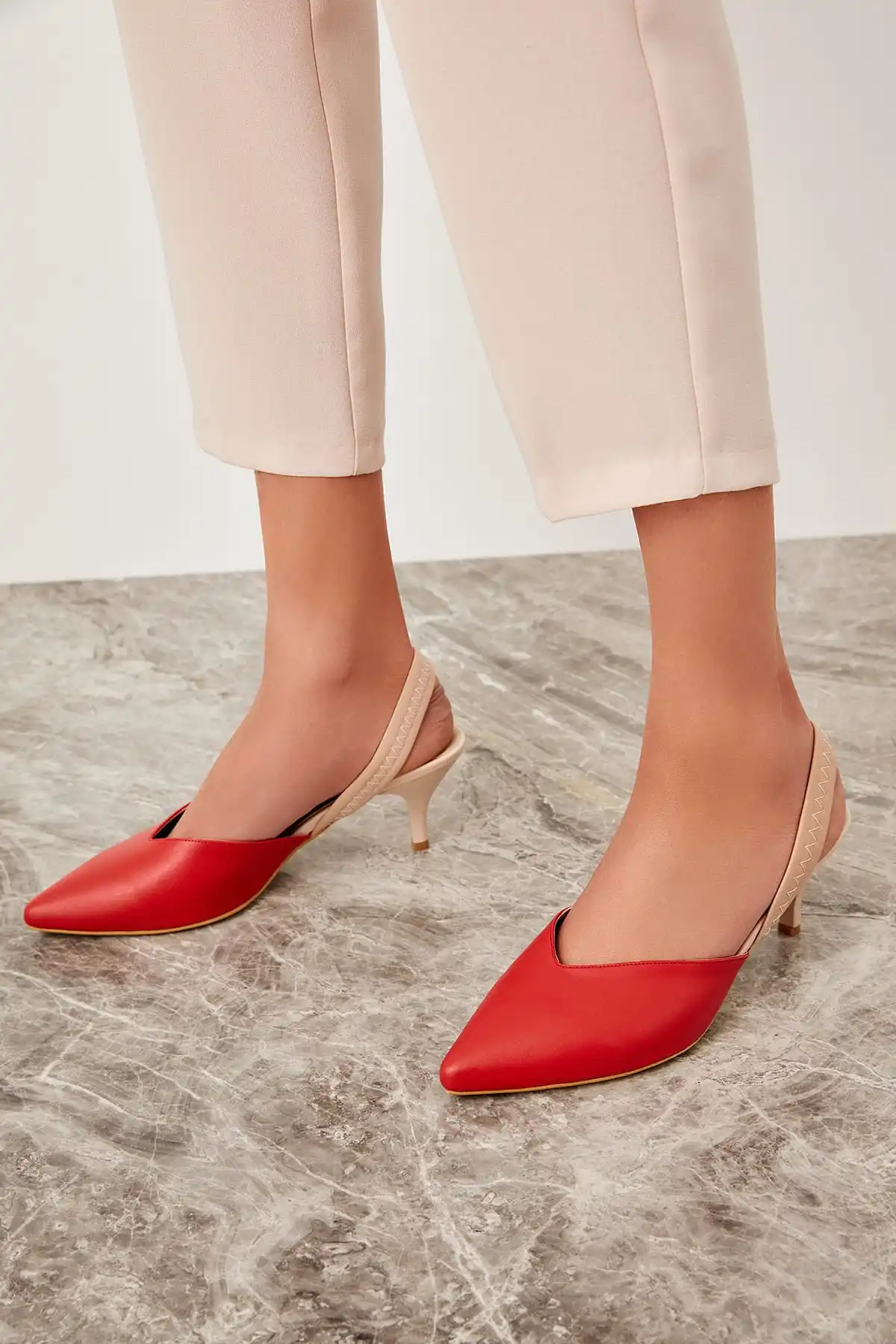 red soled women's shoes