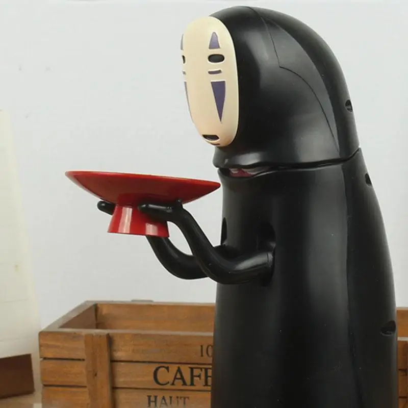 

Electronic Faceless Man Money Box Ghost Figure Coin Cartoon Faceless Piggy Bank Funny Faceless Man Ghost Figure Save Box