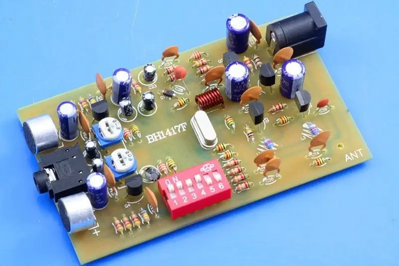 Transmissor fm Digital e Estação de Rádio Leitor de Música Estéreo Pll Frequência Faça Você Mesmo Kits para Amplificador Bh1417f 0.1w 87.7mhz-99.9 Mhz - Image 3
