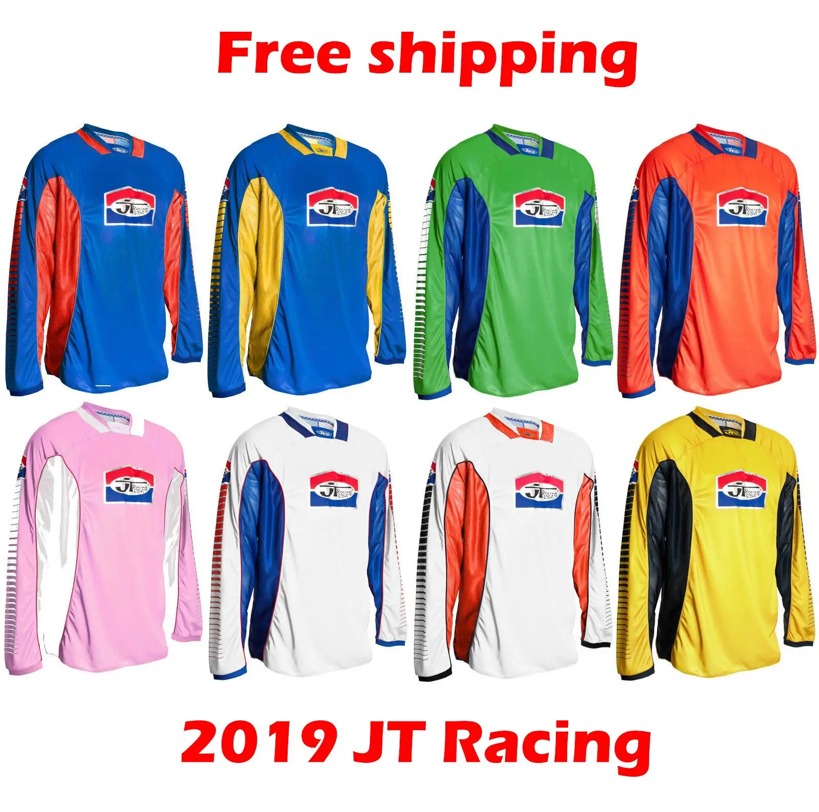 

2019 New Arrive Motocross Jersey MX DH Downhill Jersey Off Road Mountain Spexcec Cycling Long Sleeve MTB/MX/BMX Bicycle Racing