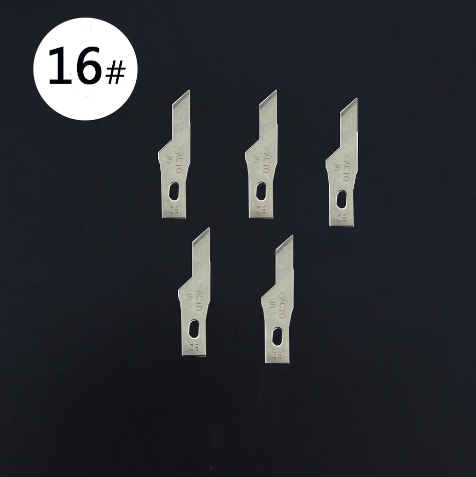 

5 pcs 16# Blades Wood Carving Tools for Engraving Craft Sculpture Knife Scalpel Cutting Tool PCB Repair tool