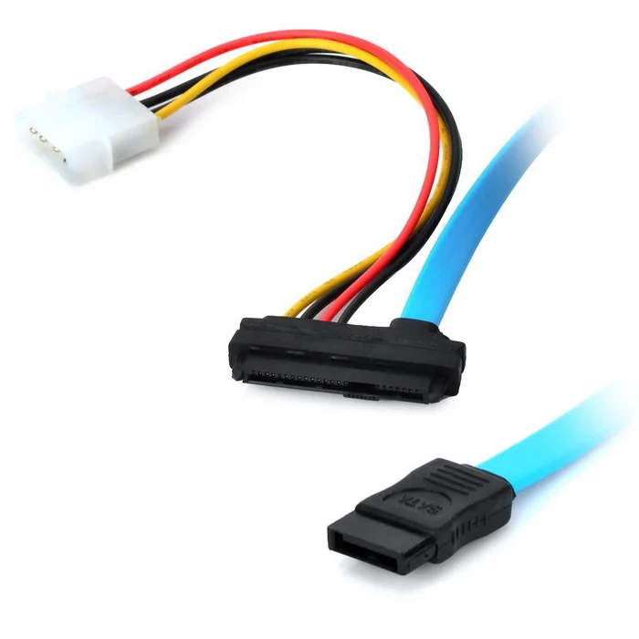 

CYSM Hard Disk SFF-8482 SAS Cable 29Pin to 1 SATA 7Pin,0.7m