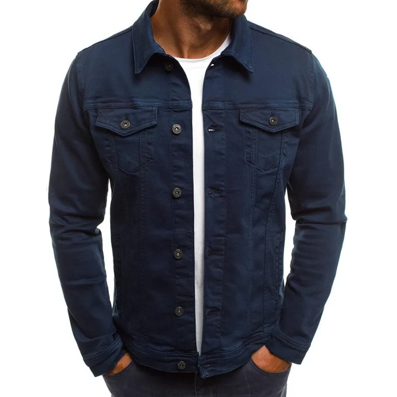 

2019 Men's New Casual Jacket High Quality Spring Regular Slim Jacket Coat For Male Wholesale