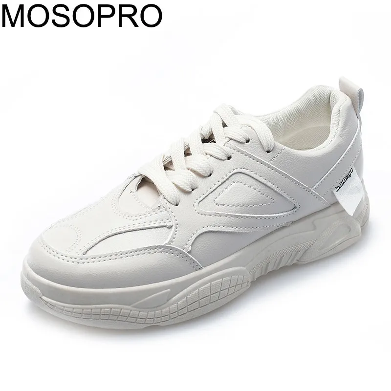 MOSOPRO/Женская обувь сезон весна белые кроссовки осенние женские спортивная