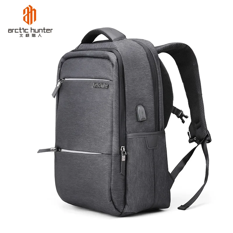 

Arctic Hunter 24L Mens 18 inch Large Size Laptop Backpacks USB Charging Casual Waterproof Male Travel Bags Student School Bag