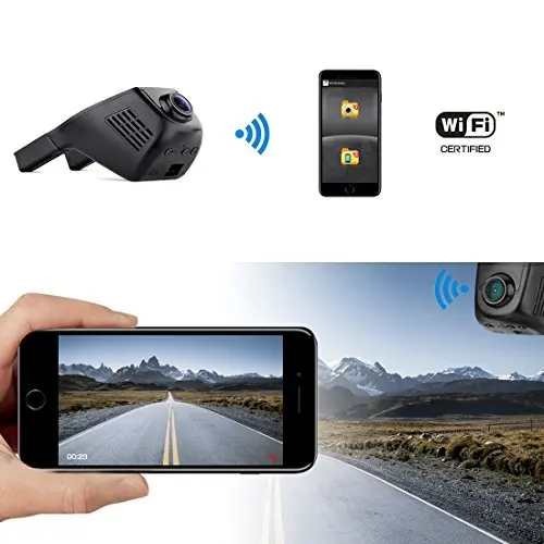 Автомобильный цифровой видеорегистратор Full HD 1080 P Мини Wifi видеокамера 170 градусов