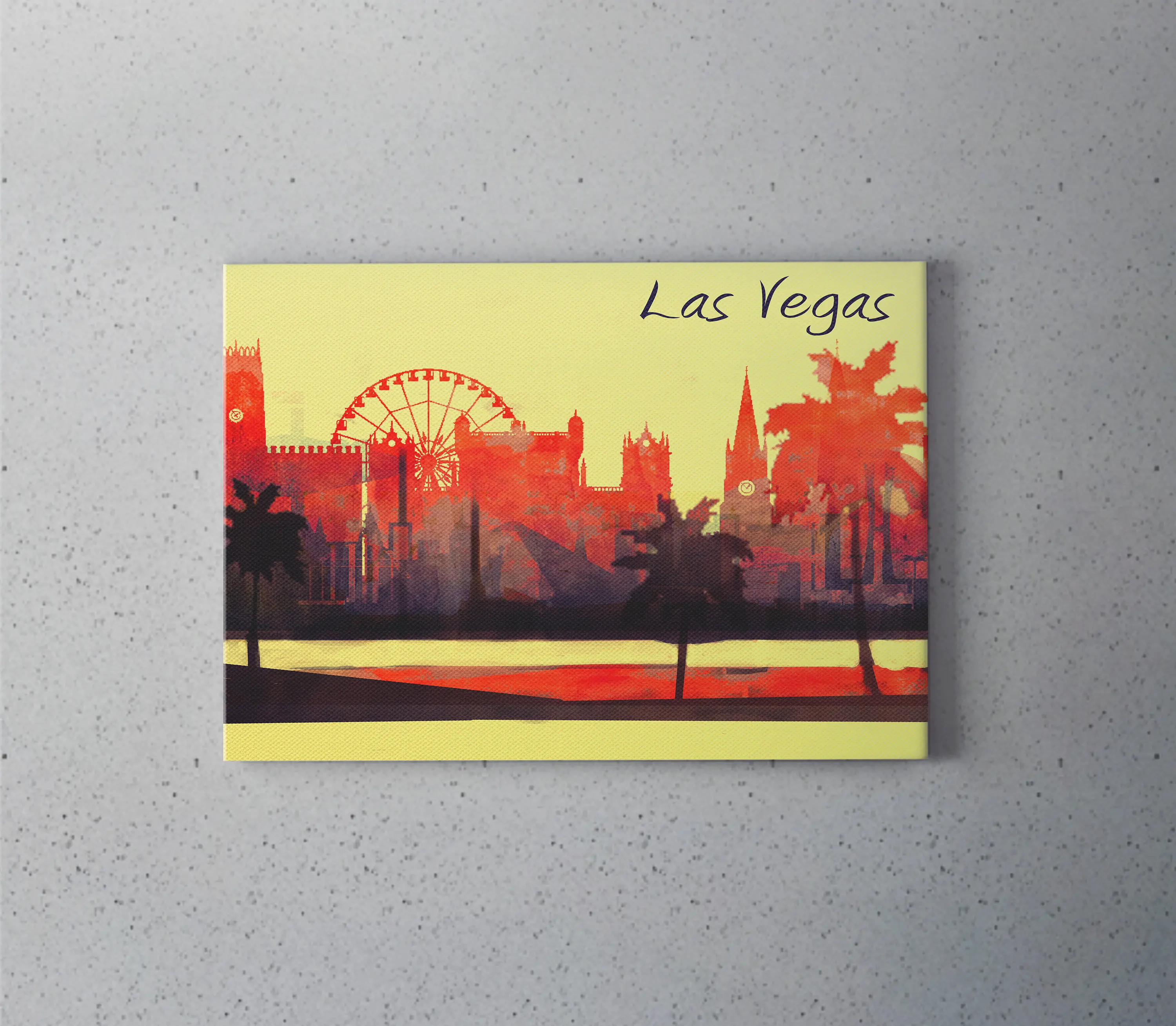 

Las Vegas Poster Nevada Art Movie Print Canvas Poster
