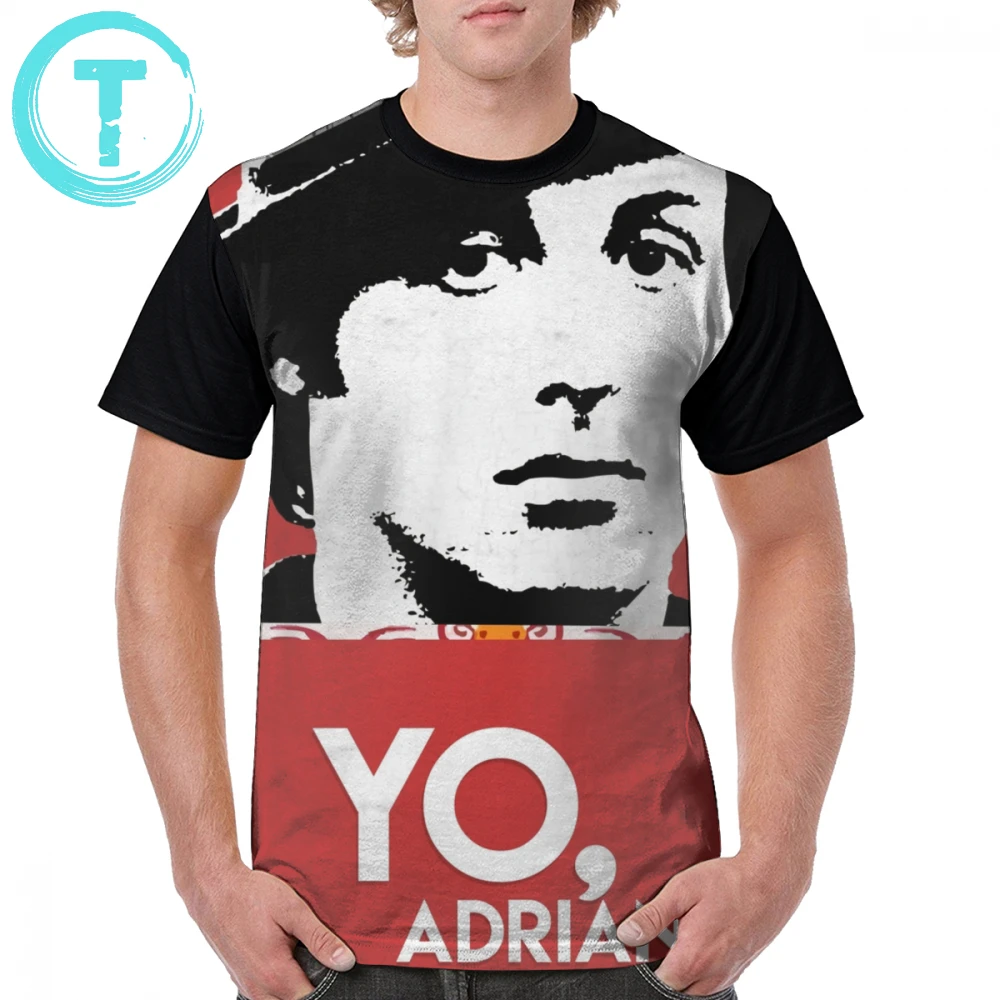 

Rocky T Shirt Yo Adrian - ROCKY T-Shirt Fashion Polyester Graphic Tee Shirt Men Awesome XXX Short Sleeves Graphic Tshirt