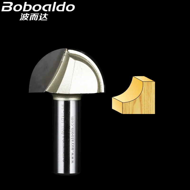 Boboaldo 1 шт. 1/4 1/2 хвостовик круглый нос бухта Core Box Cutter Tools нижний декоративный