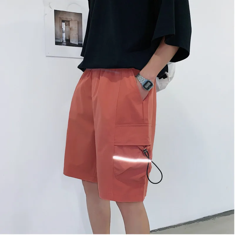 SpringAndSummerModelsKoreanTrend европейский и американский StyleLeisure спортивные знакомства одноцветное Цвет качество супер огонь пять брюки