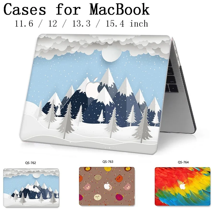 

New Accessories For Apple MacBook Air Pro Retina 11 12 13 15 13.3 15.4 Inch With Touch Bar+Keyboard Cove Laptop Case Cheap Bags