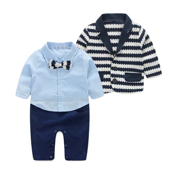 

Infantil Hot Sale Carters Spring Boy Suits Formal For Newborns Clothing One-pieces Suit Fashion Baby Jumpsuit 0-24m Children Gre