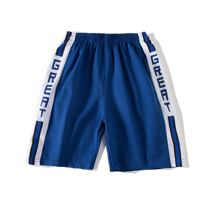 Весна и лето новые популярные корейские повседневные мужские высококачественные модные хип-хоп цветные спортивные шорты хлопок большой размер уличная одежда