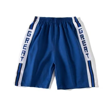 Весна и лето новые популярные корейские повседневные мужские высококачественные модные хип-хоп цветные спортивные шорты хлопок большой размер уличная одежда